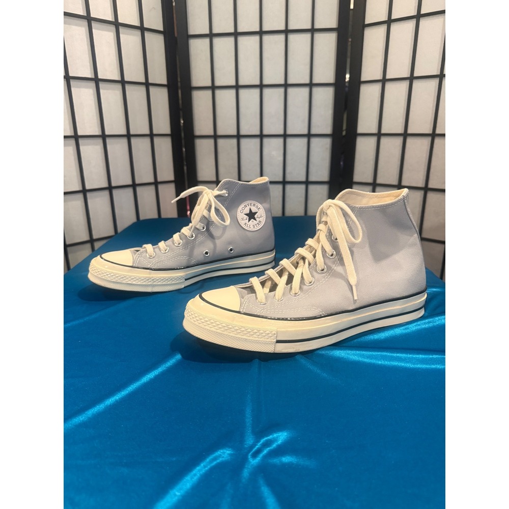 Converse Chuck 70 High Top Wolf Grey Canvas Sneakers 170552C Mens 7.5 Womens 9.5